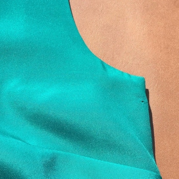 J Crew Factory Green Sleeveless Dress - Picture 7 of 10